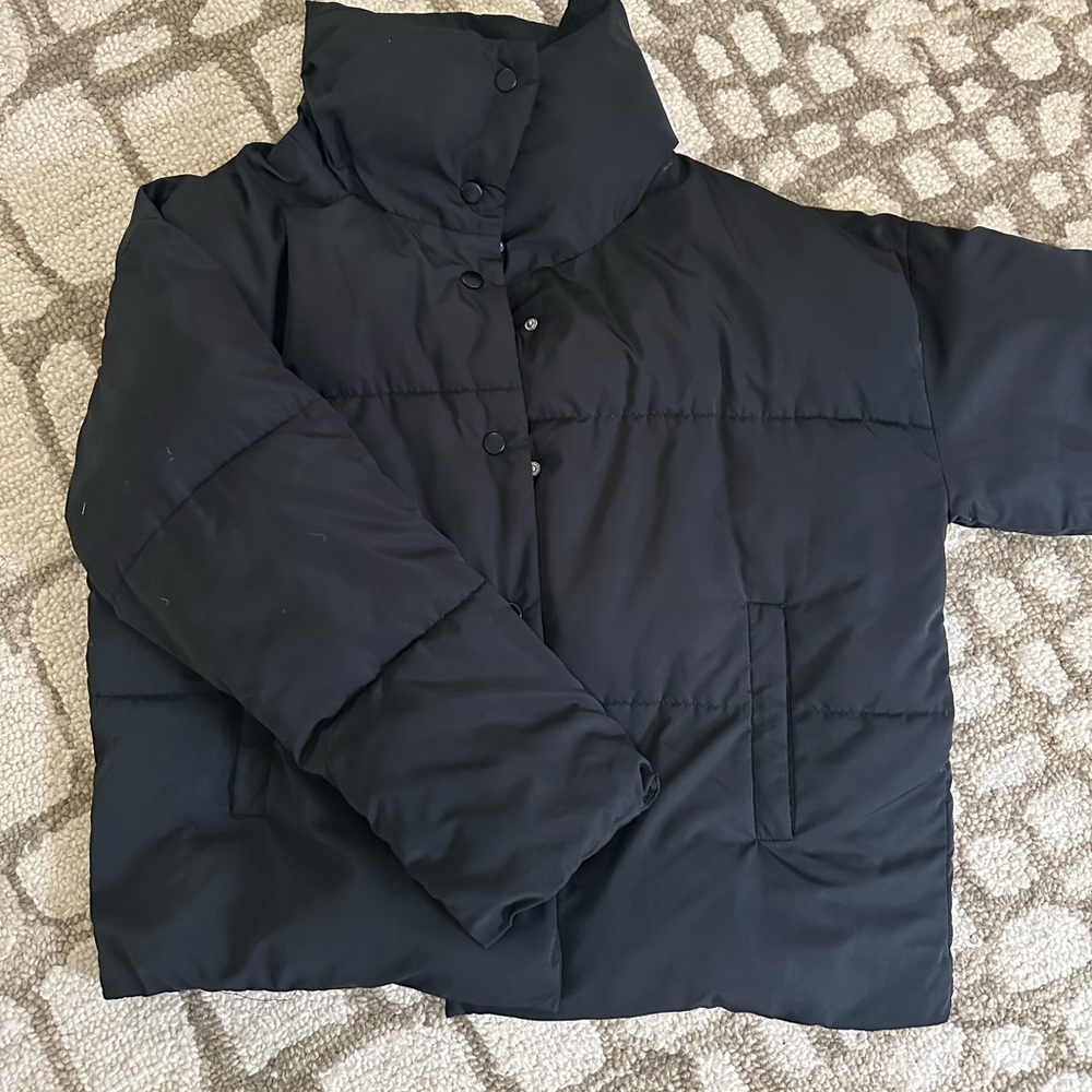 BLACK FREE PEOPLE PUFFER